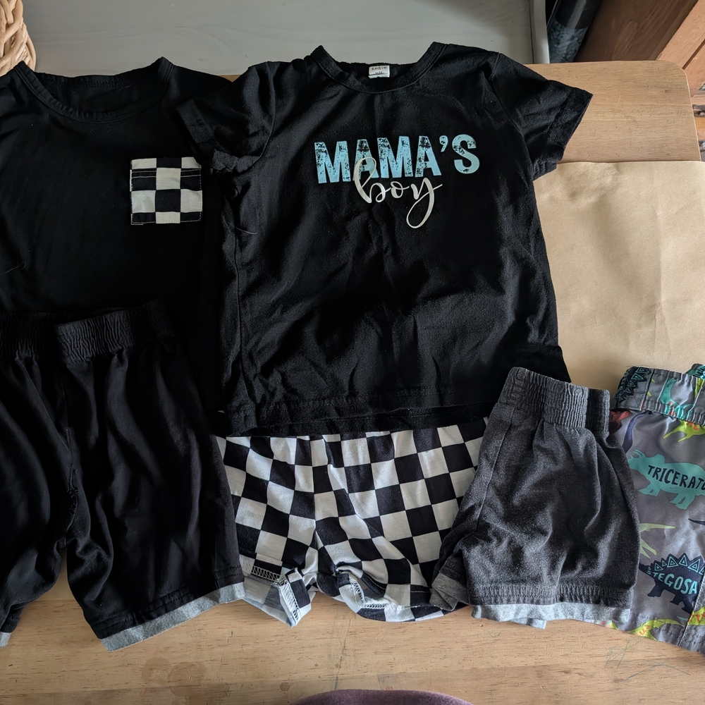 Garanimals Black and White Kids Matching Set